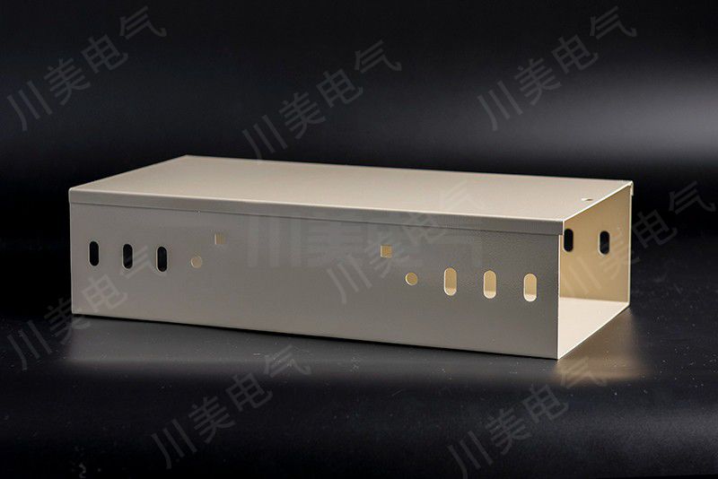 白、米黄色喷塑桥架